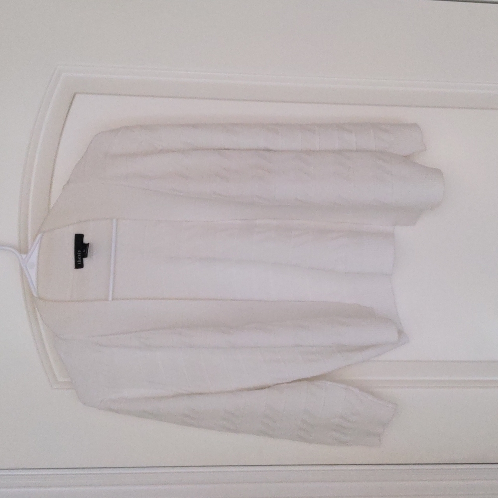 White Thesis Cardigan